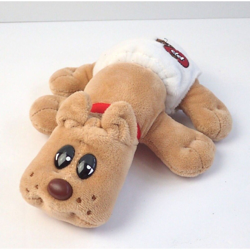 Pound Puppies Newborn Plush Tan Puppy Bulldog Stuffed Animal Small Hasbro 2021
